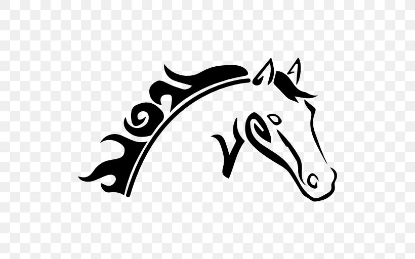 Mustang Pony Equestrian Mane, PNG, 512x512px, Mustang, Black, Black And White, Carnivoran, Dog Like Mammal Download Free