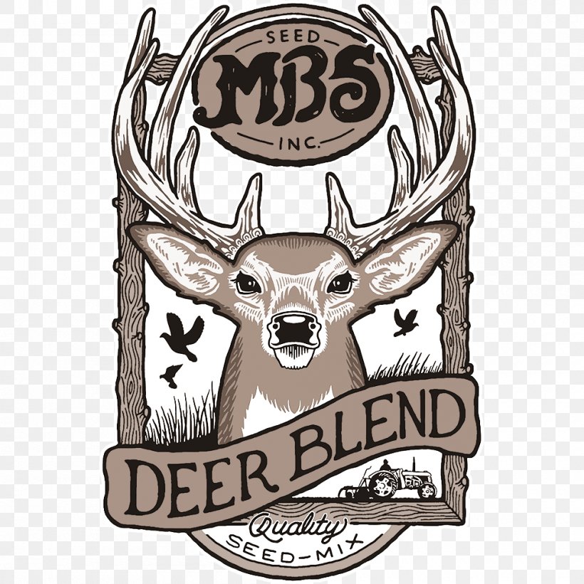 Reindeer Antler Logo MBS Seed Ltd Co, PNG, 1000x1000px, Reindeer, Antler, Brand, Deer, Deer Hunting Download Free
