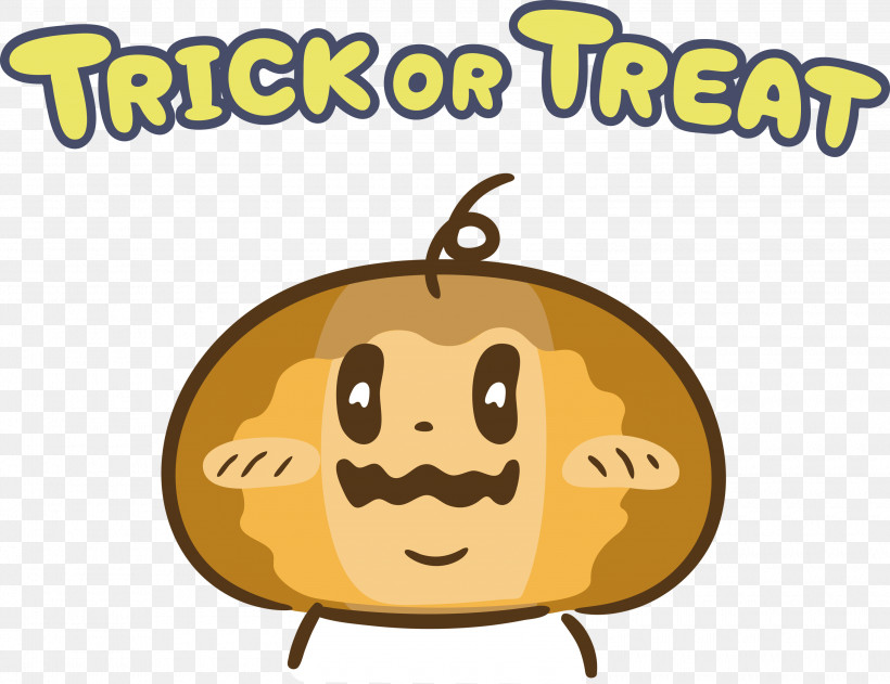 TRICK OR TREAT Happy Halloween, PNG, 3000x2312px, Trick Or Treat, Cartoon, Fruit, Geometry, Happiness Download Free