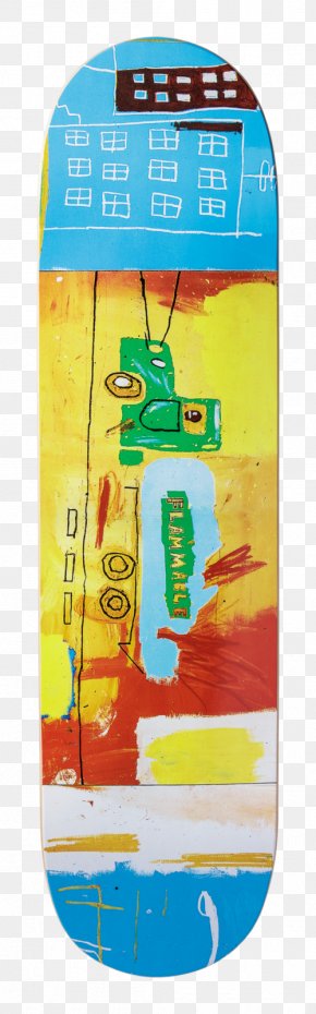 Jean Michel Basquiat - Trumpet Skateboard Artestar 380s Delivery PNG