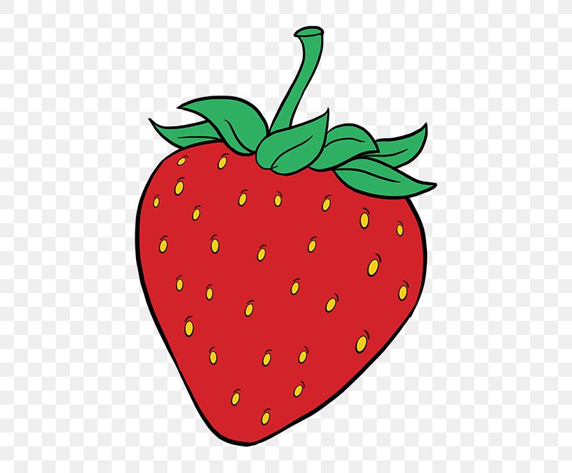 Wild Strawberry Drawing Fruit Berries, PNG, 680x678px, Strawberry, Accessory Fruit, Berries, Cartoon, Dessert Download Free