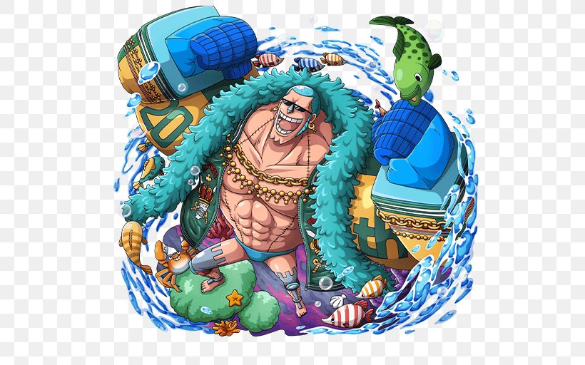 Franky One Piece Treasure Cruise Monkey D. Luffy Tony Tony Chopper, PNG, 640x512px, Watercolor, Cartoon, Flower, Frame, Heart Download Free