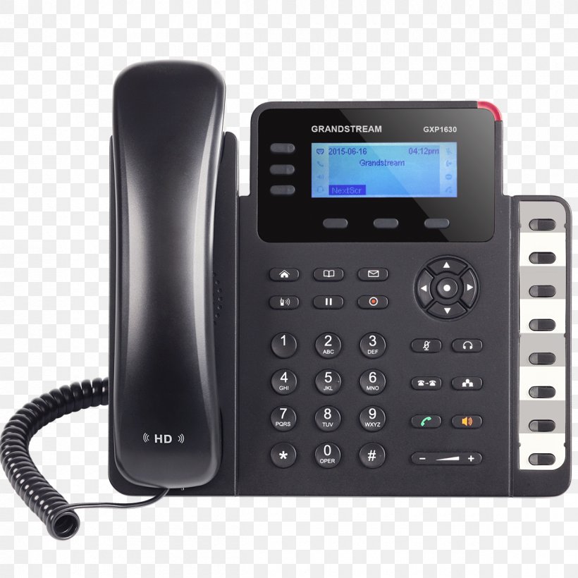 Grandstream GXP1625 Grandstream Networks VoIP Phone Voice Over IP Telephone, PNG, 1200x1200px, Grandstream Gxp1625, Answering Machine, Business, Business Telephone System, Caller Id Download Free