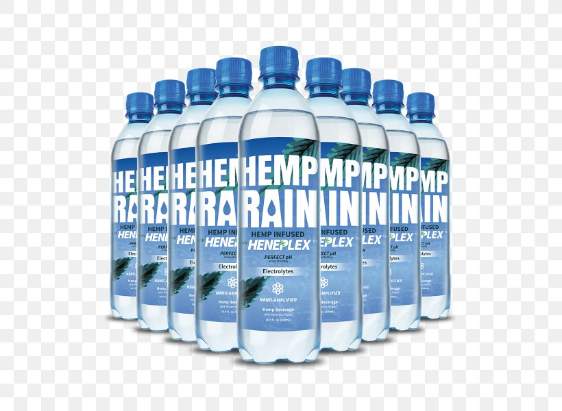 Hemp Rain Cannabidiol Bottled Water, PNG, 600x600px, Hemp, Bottle, Bottled Water, Business, Cannabidiol Download Free