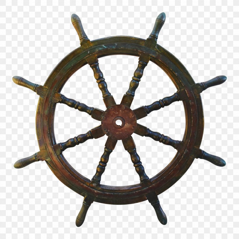 Ship's Wheel Car Sailor, PNG, 3432x3431px, Wheel, Antique, Brass, Car, Collectable Download Free