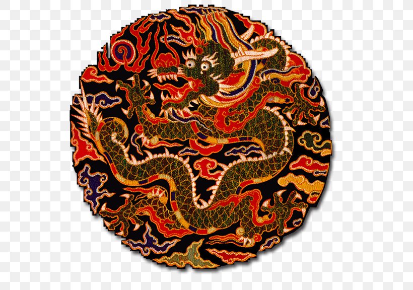 China Japan Qing Dynasty Chinese Dragon, PNG, 576x576px, China, Cheongsam, Chinese Dragon, Dragon, Embroidery Download Free
