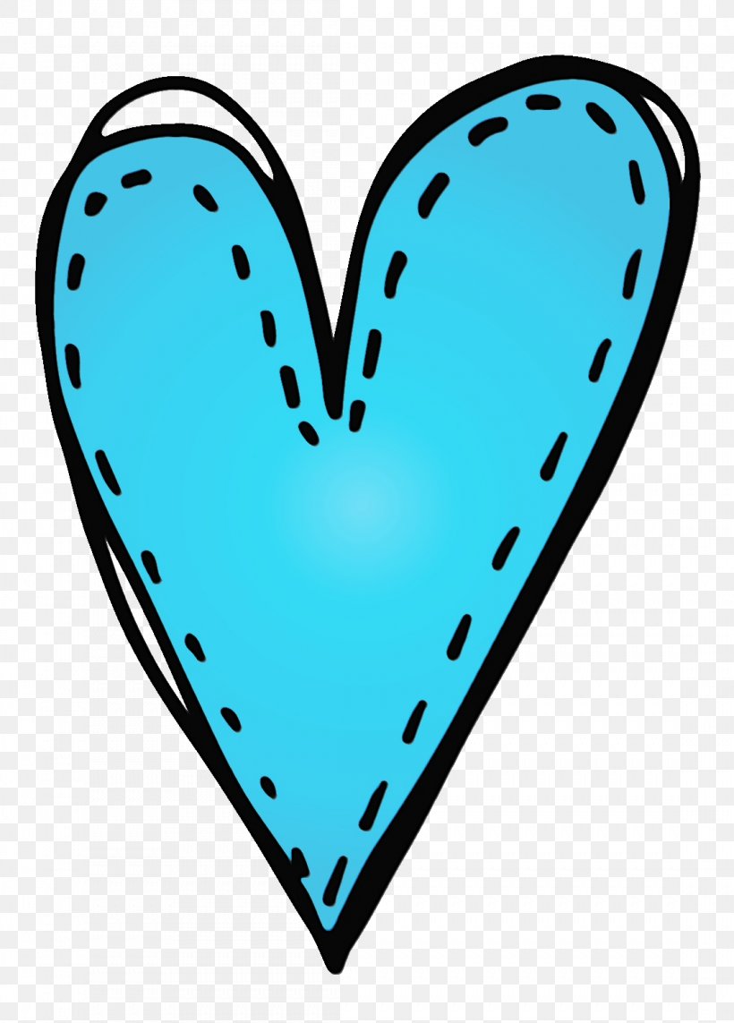 Heart Clip Art Turquoise Aqua Teal, PNG, 1107x1544px, Watercolor, Aqua, Azure, Heart, Line Art Download Free