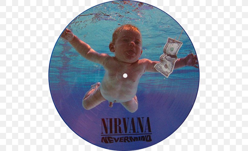 Nevermind Nirvana Phonograph Record LP Record MTV Unplugged In New York, PNG, 500x500px, Watercolor, Cartoon, Flower, Frame, Heart Download Free