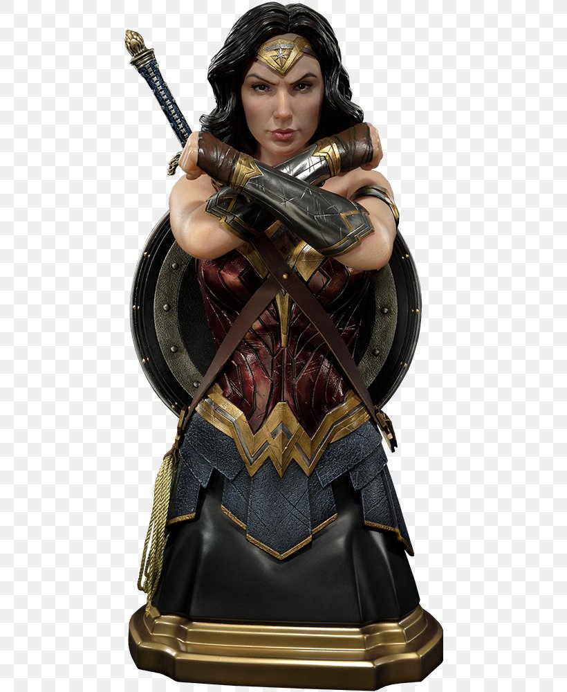 Wonder Woman Justice League Superman The Flash Bust, PNG, 480x1000px, Wonder Woman, Action Toy Figures, Aquaman, Bust, Cold Weapon Download Free