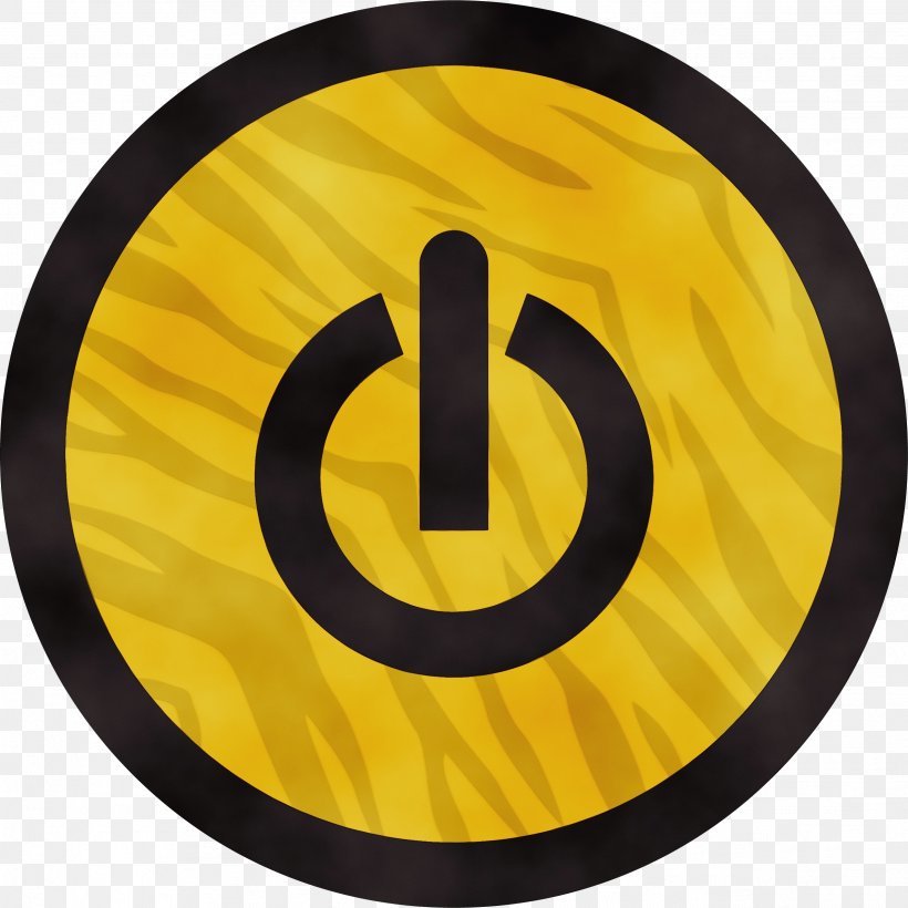 Yellow Circle Symbol Sign Number, PNG, 2531x2532px, Watercolor, Number, Paint, Sign, Symbol Download Free
