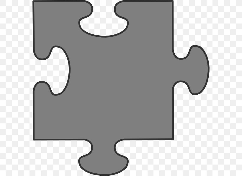 Jigsaw Puzzles Free Content Clip Art, PNG, 600x599px, Jigsaw Puzzles, Black, Black And White, Drawing, Free Content Download Free