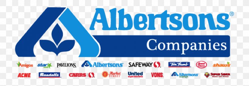 Albertsons Market Company Retail Chief Executive, PNG, 875x303px, Albertsons, Advertising, Area, Blue, Brand Download Free