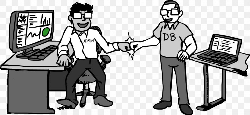 Database Administrator System Administrator DevOps, PNG, 1515x701px, Database, Black And White, Cartoon, Communication, Database Administrator Download Free
