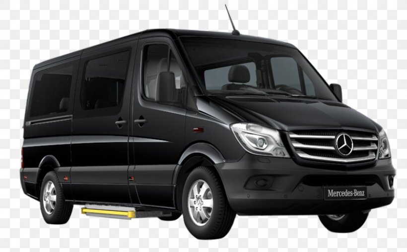 Mercedes-Benz Sprinter Bus Car Van, PNG, 849x526px, Mercedesbenz, Automotive Exterior, Brand, Bumper, Bus Download Free