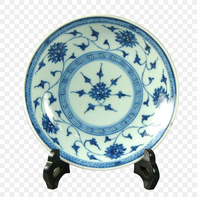 Qing Dynasty Blue And White Pottery Motif, PNG, 950x950px, Qing Dynasty, Blue And White Porcelain, Blue And White Pottery, Bowl, Ceramic Download Free