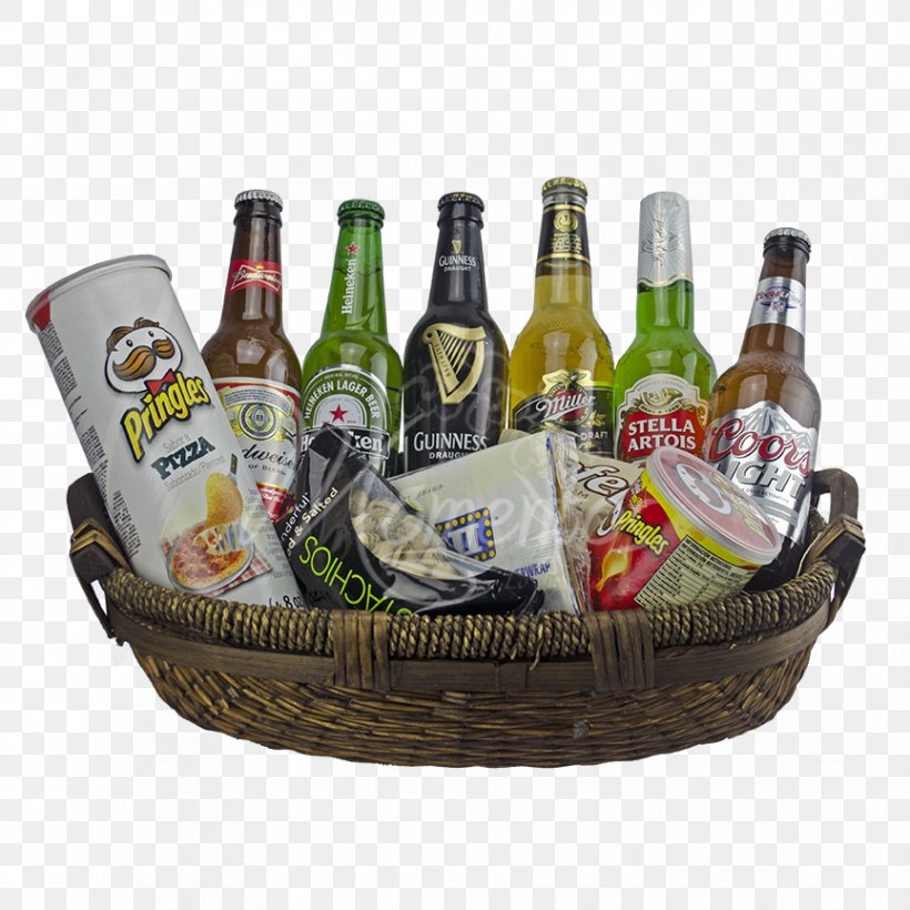 Beer Bottle Food Gift Baskets Glass Bottle Hamper, PNG, 864x864px, Beer, Basket, Beer Bottle, Bottle, Drink Download Free