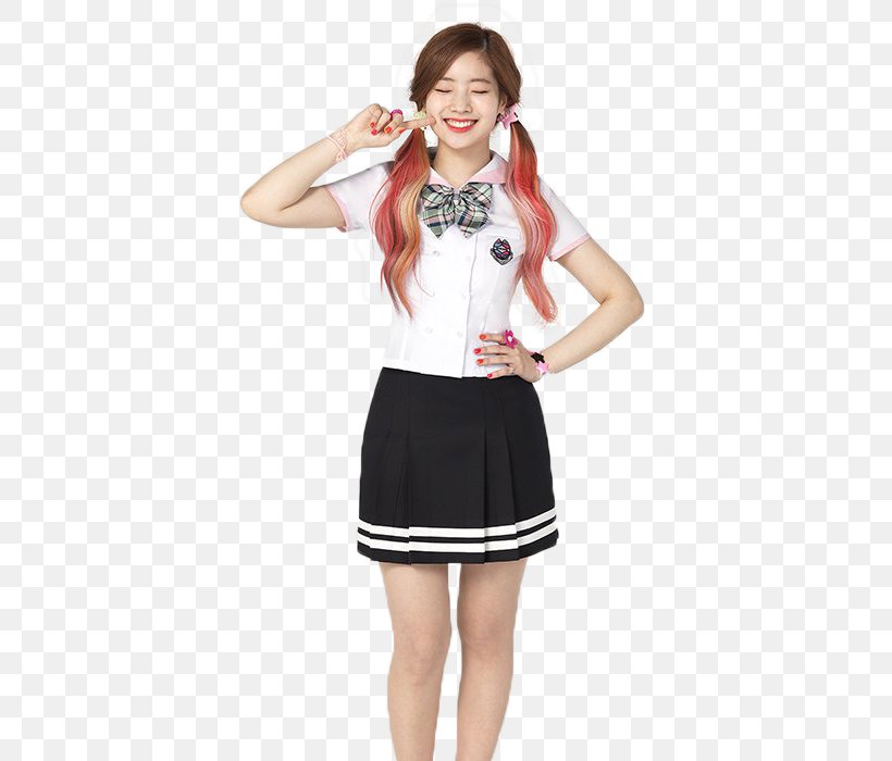 DAHYUN Twice School Uniform, PNG, 480x700px, Watercolor, Cartoon, Flower, Frame, Heart Download Free