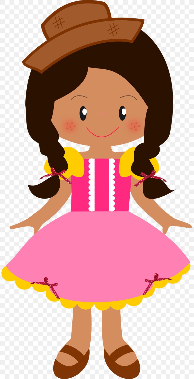 Festa Junina Doll Alban Hefin Party Dress, PNG, 807x1600px, Watercolor, Cartoon, Flower, Frame, Heart Download Free