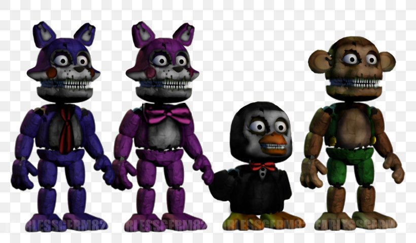 Five Nights At Freddy's 2 Ultimate Custom Night Five Nights At Freddy's: Sister Location Candy, PNG, 800x480px, Ultimate Custom Night, Action Figure, Animatronics, Candy, Cat Download Free