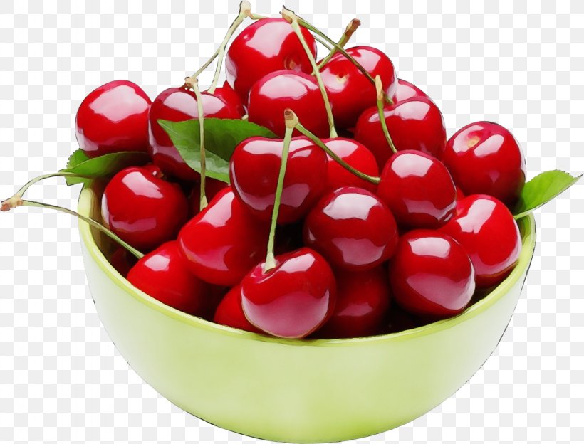 Food Cherry Natural Foods Fruit Plant, PNG, 1280x975px, Watercolor, Berry, Cherry, Cranberry, Food Download Free