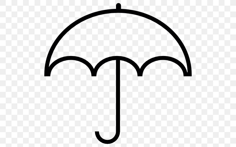 Symbol Umbrella, PNG, 512x512px, Symbol, Area, Black, Black And White, Line Art Download Free