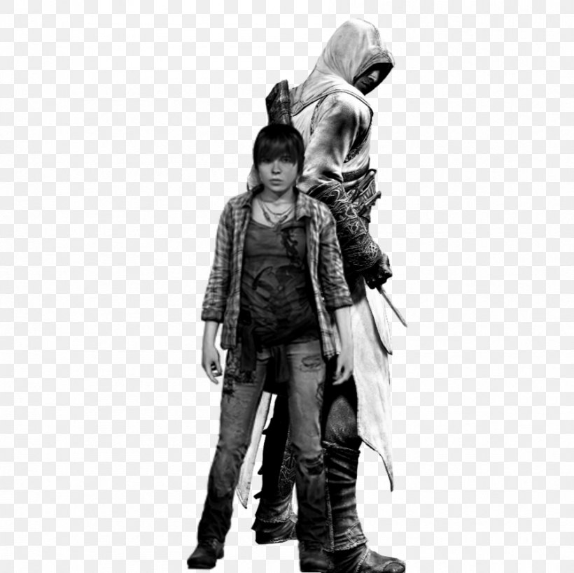 Assassin's Creed III: Liberation Assassin's Creed Unity Video Game, PNG, 894x893px, Video Game, Action Figure, Anton Gill, Black And White, Costume Download Free
