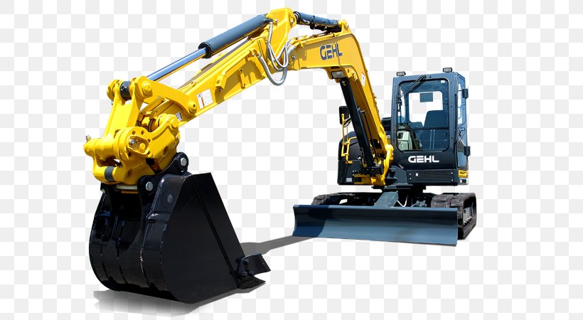 Compact Excavator Gehl Company Architectural Engineering Loader, PNG, 645x450px, Compact Excavator, Architectural Engineering, Bulldozer, Construction Equipment, Crane Download Free