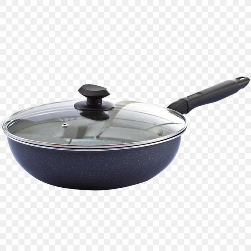Frying Pan Kitchen Wok Non-stick Surface, PNG, 1000x1000px, Frying Pan, Cauldron, Cookware And Bakeware, Fuel Gas, Induction Cooking Download Free