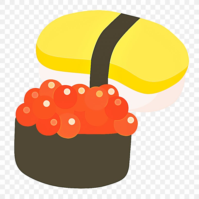 Sushi Cartoon, PNG, 1024x1024px, Yellow, American Food, Baking Cup, Cheeseburger, Cuisine Download Free