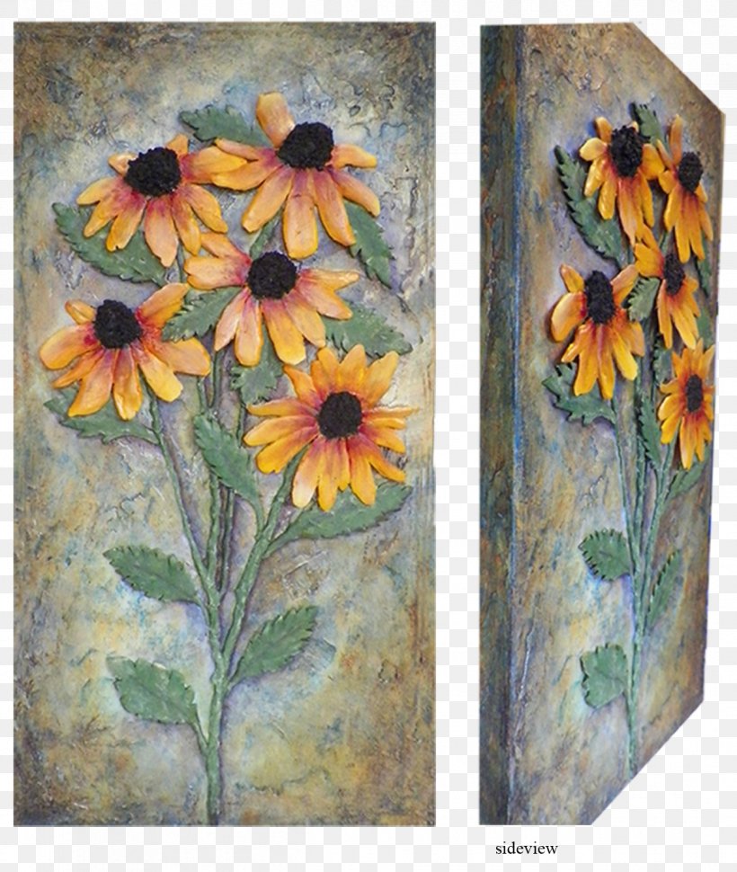 Common Sunflower Black-eyed Susan Still Life Painting, PNG, 1212x1435px, Common Sunflower, Art, Artwork, Blackeyed Susan, Coneflowers Download Free