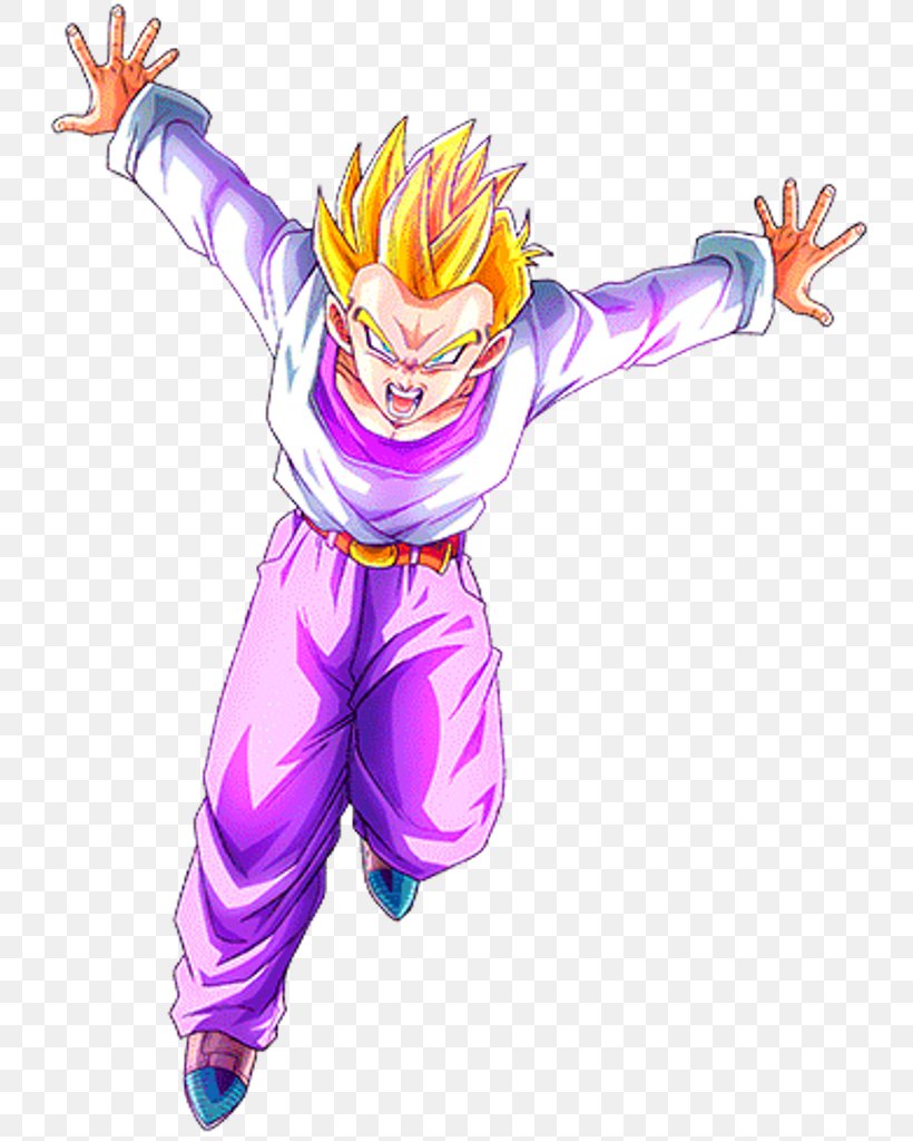 Goten Goku Gohan Vegeta Dragon Ball Z Dokkan Battle, PNG, 743x1024px, Watercolor, Cartoon, Flower, Frame, Heart Download Free