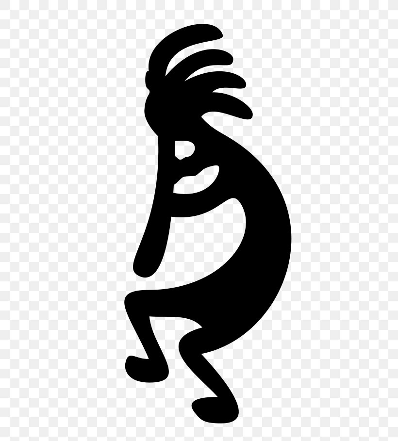 Kokopelli Native Americans In The United States Southwestern United States Petroglyph Clip Art, PNG, 500x909px, Kokopelli, Ancestral Puebloans, Art, Artwork, Black And White Download Free