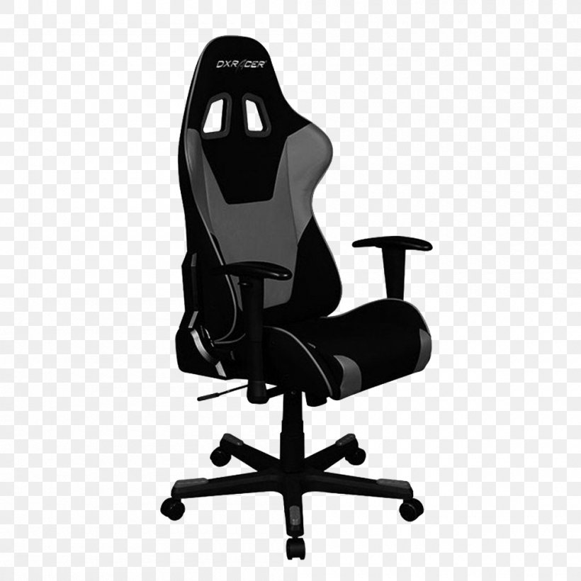 Office & Desk Chairs DXRacer Gaming Chair, PNG, 1000x1000px, Office Desk Chairs, Black, Business, Caster, Chair Download Free