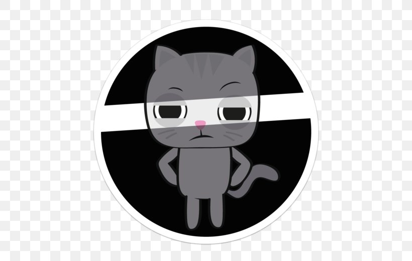 Whiskers Mask Cat Forgot My Face Character, PNG, 520x520px, Whiskers, Black, Carnivoran, Cartoon, Cat Download Free