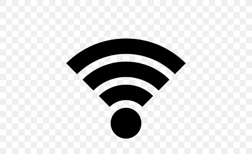 Wi-Fi Hotspot Wireless Network Internet, PNG, 500x500px, Wifi, Black, Black And White, Brand, Computer Network Download Free