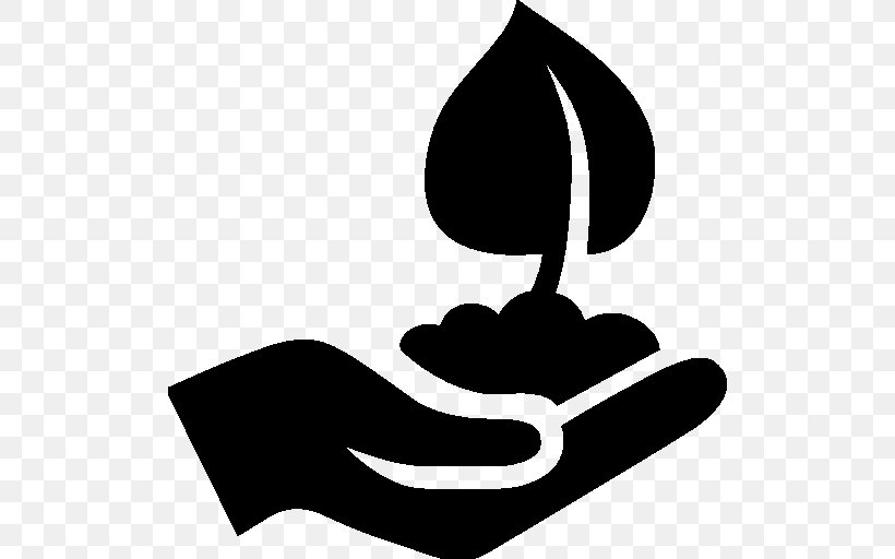 Icon Design Sowing Tree Planting Seed, PNG, 512x512px, Icon Design, Agriculture, Artwork, Black And White, Finger Download Free