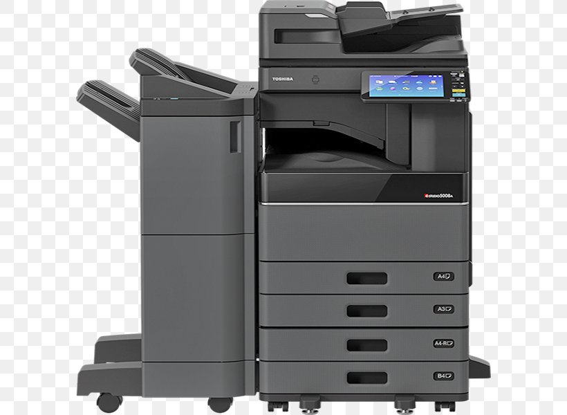 Toshiba Photocopier Multi-function Printer Hewlett-Packard, PNG, 600x600px, Toshiba, Document, Hewlettpackard, Image Scanner, Laser Printing Download Free