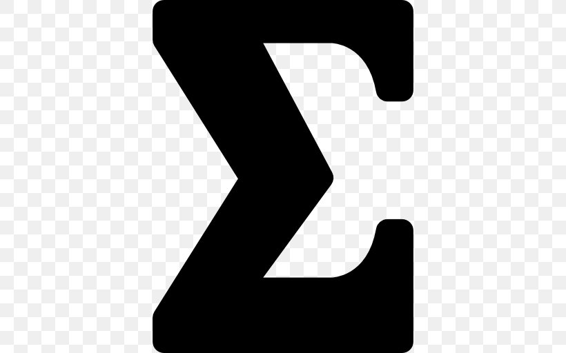 Sigma Mathematics Symbol, PNG, 512x512px, Sigma, Black, Black And White, Mathematical Notation, Mathematics Download Free