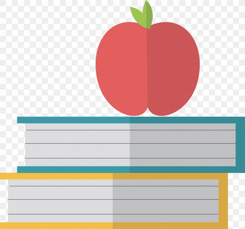 Euclidean Vector Apple, PNG, 3283x3072px, Apple, Area, Auglis, Book, Flat Design Download Free