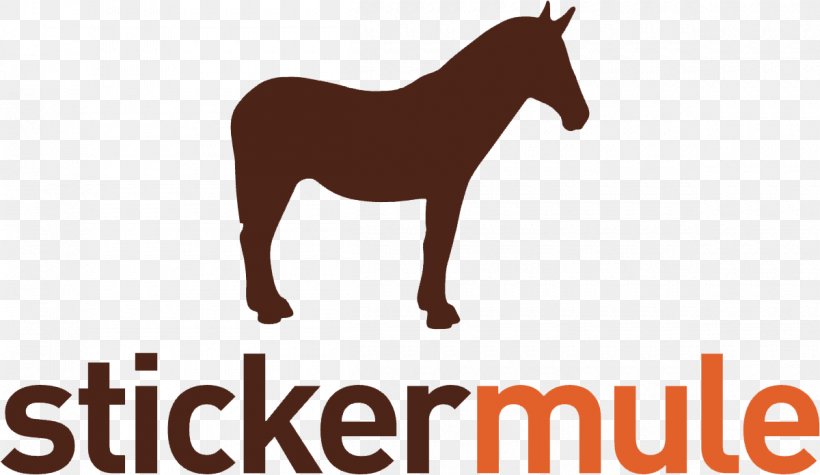 Sticker Mule Horse Logo, PNG, 1200x696px, Mule, Animal, Brand, Donkey, Grass Download Free