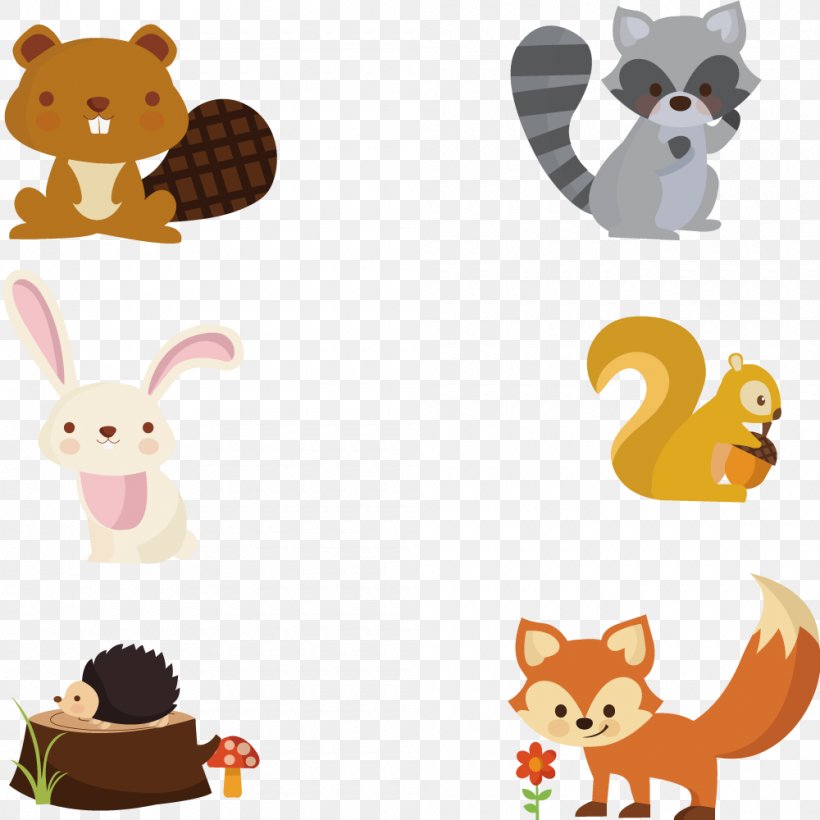 Animal Vector, PNG, 1000x1000px, Squirrel, Animal, Carnivoran, Cartoon, Cat Download Free