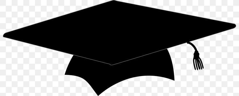 Clip Art Square Academic Cap Graduation Ceremony Hat Vector Graphics, PNG, 800x331px, Square Academic Cap, Black, Blackandwhite, Cap, Diploma Download Free