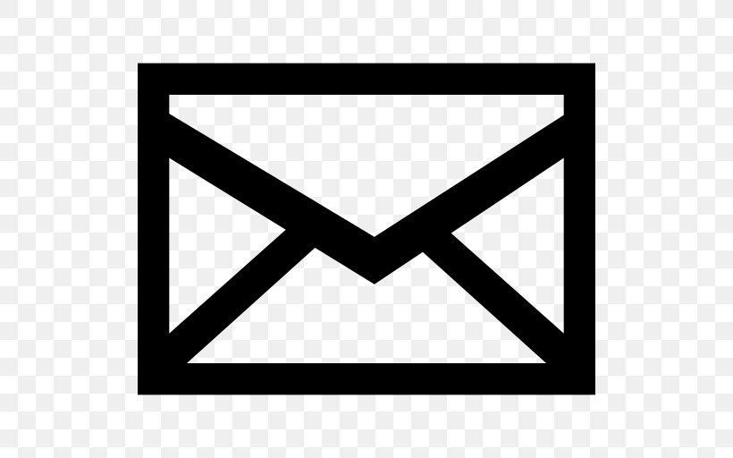 Envelope Icon Design, PNG, 512x512px, Envelope, Area, Black, Black And White, Brand Download Free