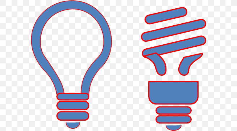 Incandescent Light Bulb Compact Fluorescent Lamp Clip Art, PNG, 608x455px, Light, Animation, Area, Compact Fluorescent Lamp, Electric Light Download Free