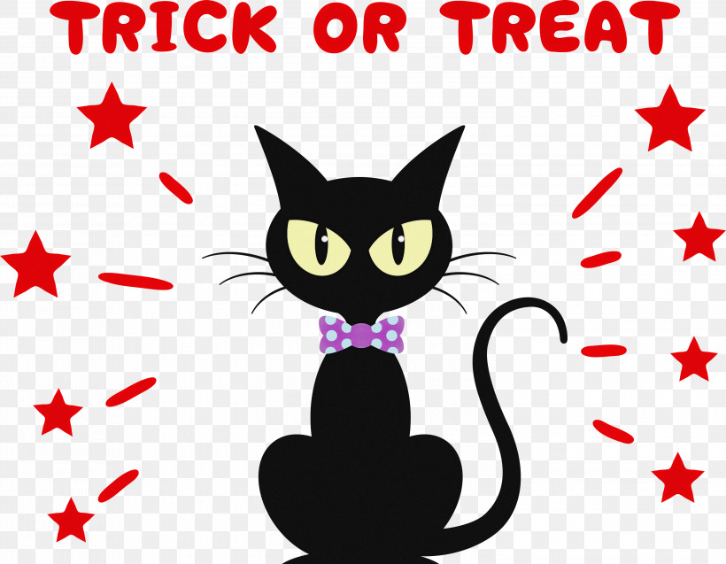 Trick OR Treat Happy Halloween, PNG, 3000x2332px, Trick Or Treat, American Shorthair, Black Cat, Bombay Cat, British Shorthair Download Free
