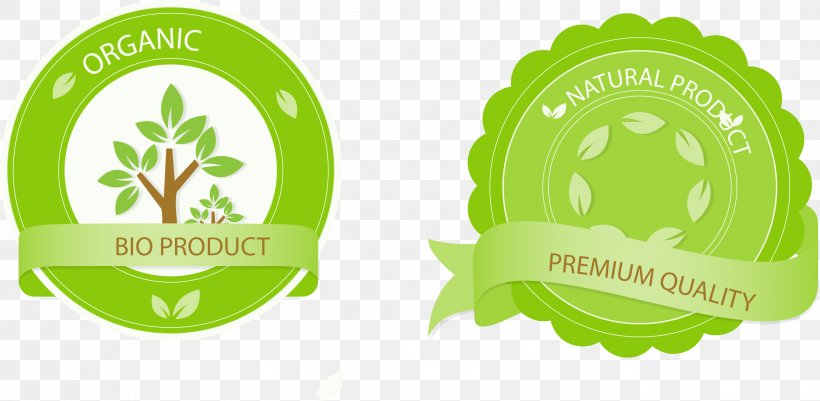 Badge Euclidean Vector Vector Graphics Insegna Download, PNG, 2577x1263px, Badge, Brand, Ecology, Green, Insegna Download Free