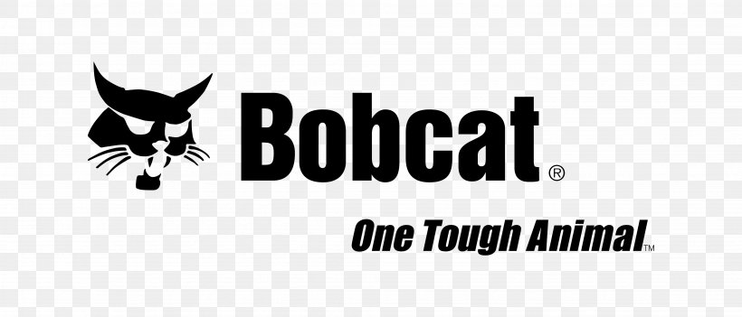 Bobcat Company Tractor Skid-steer Loader Heavy Machinery, PNG, 3906x1675px, Bobcat Company, Architectural Engineering, Backhoe, Black, Black And White Download Free