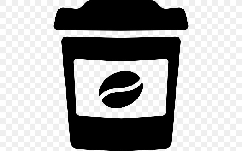 Coffee Cup Cafe, PNG, 512x512px, Coffee, Black, Black And White, Cafe, Coffee Cup Download Free