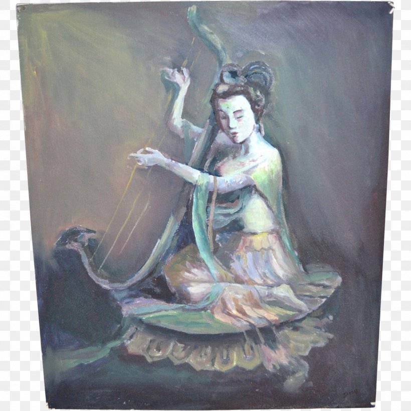 Painting Guanyin Goddess Deity Buddhism, PNG, 1897x1897px, Painting, Art, Artwork, Bronze Sculpture, Buddhism Download Free