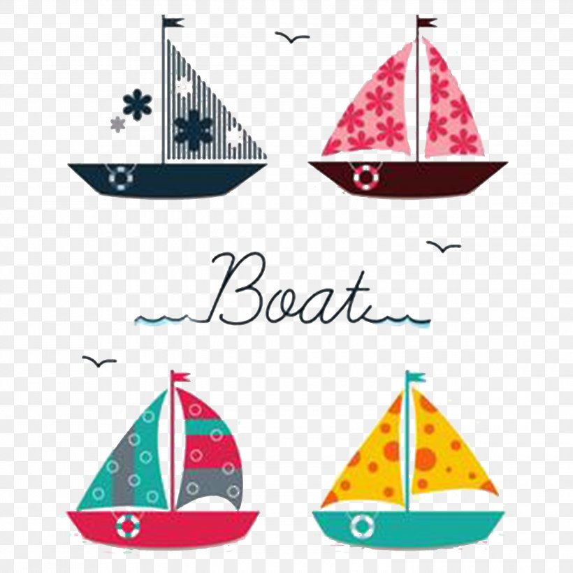 Sailboat Cartoon Photography, PNG, 3000x3000px, Boat, Area, Cartoon, Cone, Maritime Transport Download Free